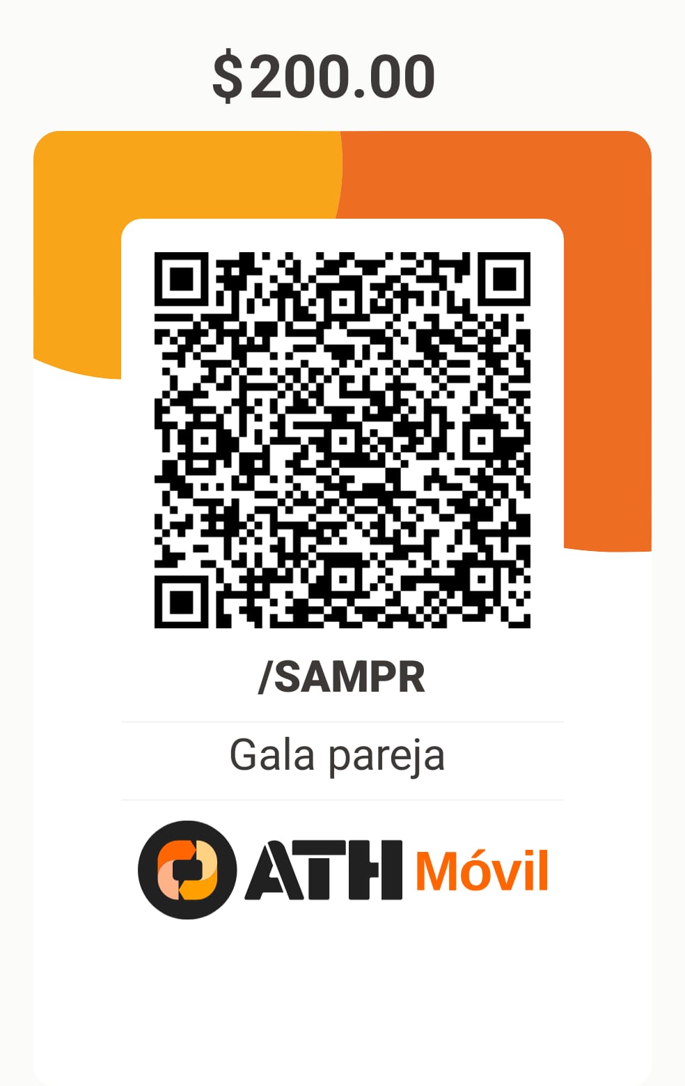 ATH Movil Gala Pareja